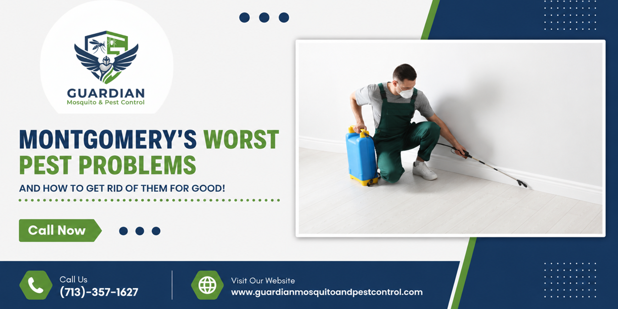 Montgomery’s Worst Pest Problems And How to Get Rid of Them for Good!
