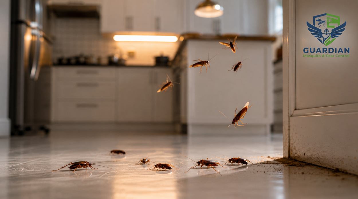 Flying Roach Infestations in Texas