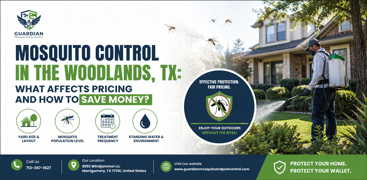 Mosquito Control in The Woodlands, TX What Affects Pricing and How to Save Money