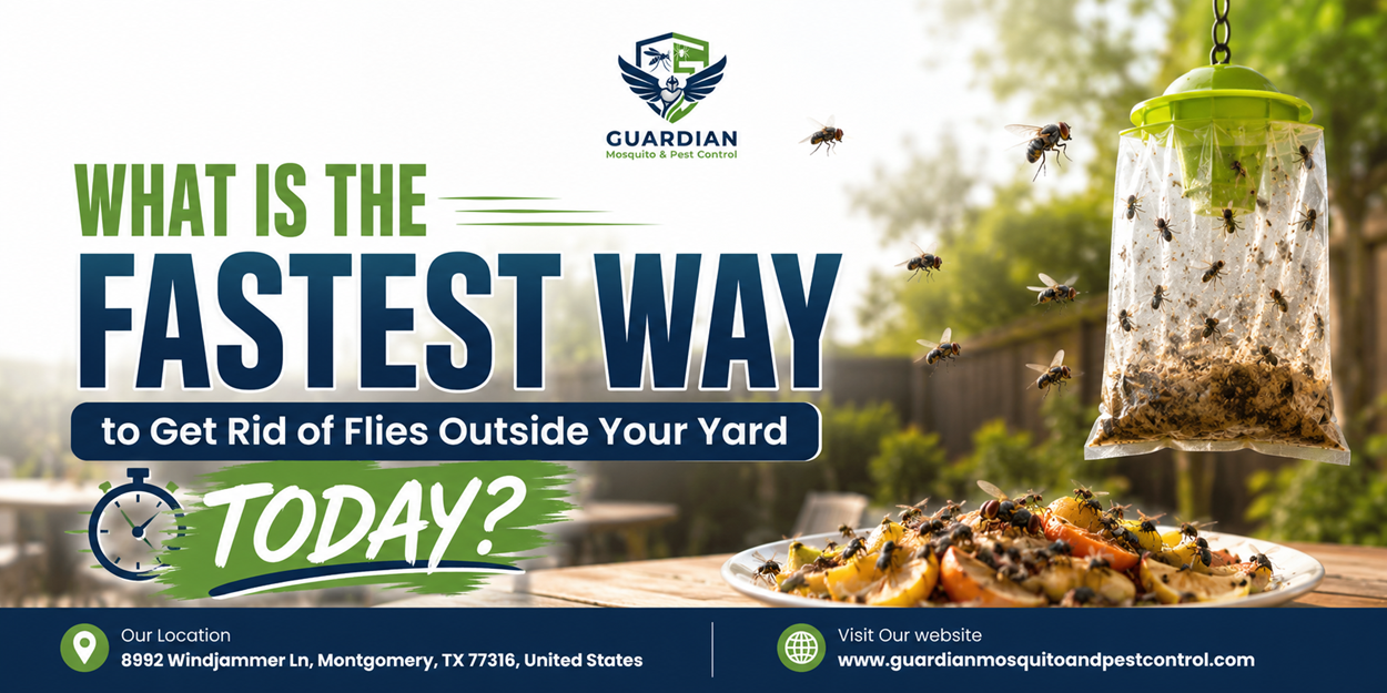 What is the Fastest Way to Get Rid of Flies Outside Your Yard Today