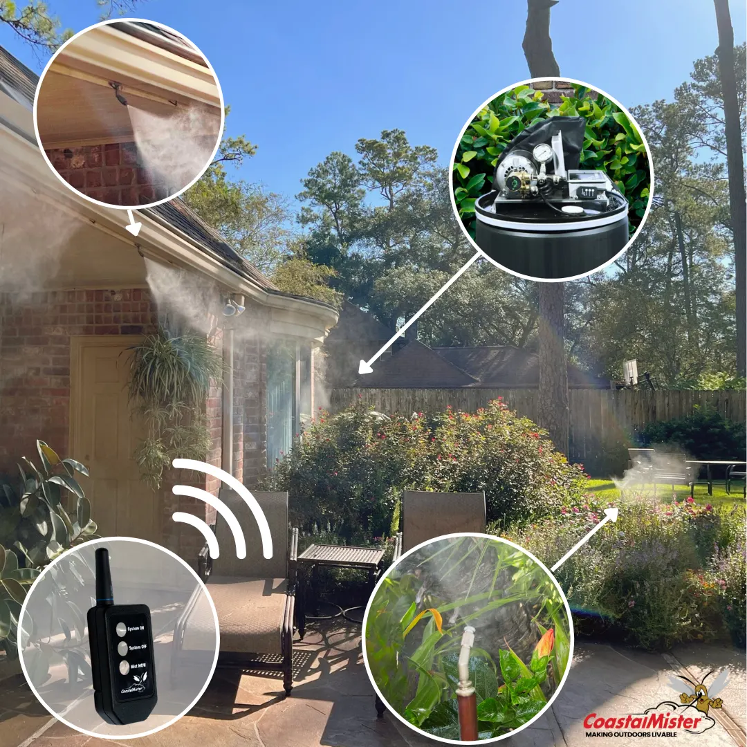 Mosquito & Spider Misting Systems Demo | Guardian Pest Control Texas