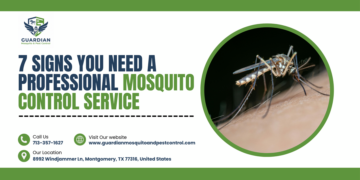 7 Signs You Need A Professional Mosquito Control Service